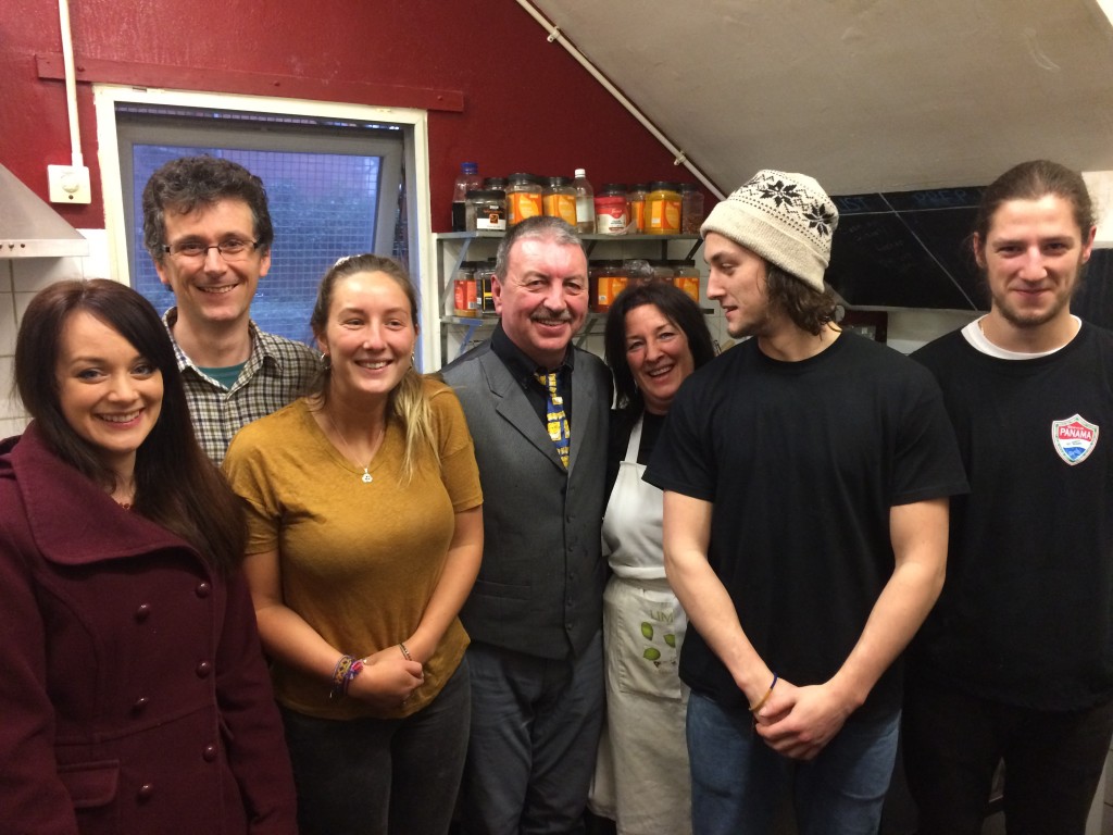Cooking up a seasonal storm in the kitchen of Common Grounds Café, an initiative of the City Church in South Belfast.